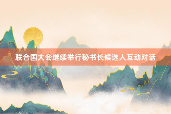 联合国大会继续举行秘书长候选人互动对话