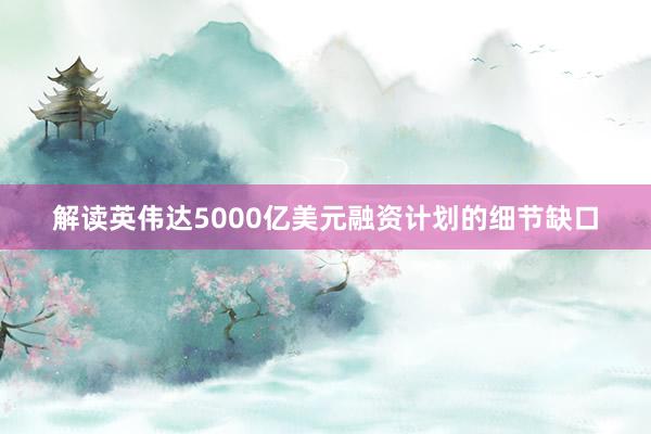 解读英伟达5000亿美元融资计划的细节缺口