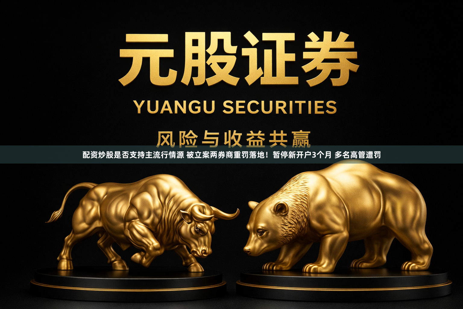 配资炒股是否支持主流行情源 被立案两券商重罚落地！暂停新开户3个月 多名高管遭罚