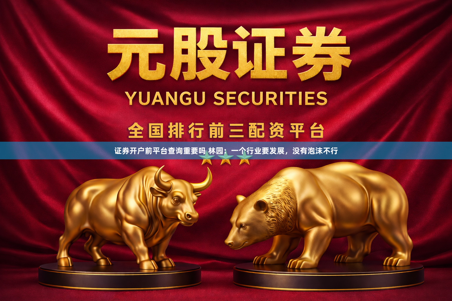 证券开户前平台查询重要吗 林园：一个行业要发展，没有泡沫不行